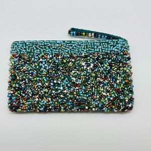 Vintage Multicolor Beaded Wristlet